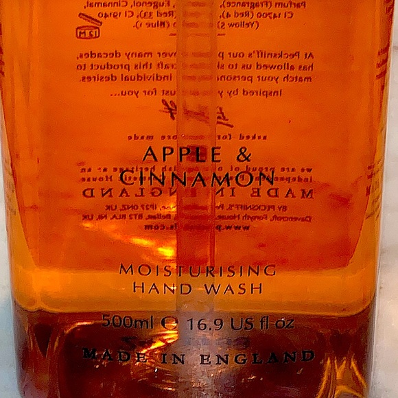 PECKSNIFF’S ENGLAND MOISTURISING HAND WASH APPLE CINNAMON 16.9 FL OZ - Picture 4 of 5